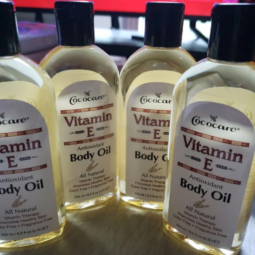 Coco care body oil vitamin E all natural fragrance free bundled 4 - Picture 1 of 3